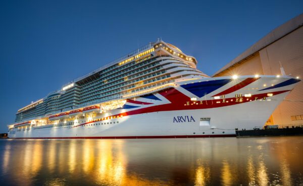Arvia Current Location And Position Of P O Cruises